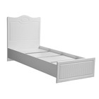 Кровать одинарная с настилом «Монако», 900×2000 мм, цвет белый - Фото 2