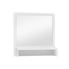 Надстройка для стола с зеркалом 47.32, 800×240×800 мм, цвет белый