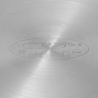 Сковорода блинная «Общепит», d=28 см, толщина корпуса 0,6 мм, индукционное дно ТРС 3,5 мм, металлическая ручка, покрытие Xylan - фото 9310768