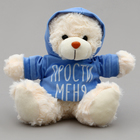Мягкая игрушка Мишка «Прости меня» в кофте - фото 24625054