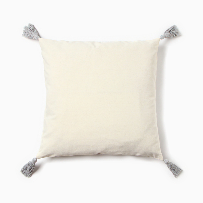 Чехол на подушку Этель сканди 45*45 см, цв. серый, 100% хлопок