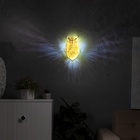 Светильник-бра «Филин» 12.5 × 20.5 × 9.5 см, пластик, ААх2, свечение белое - фото 23719555