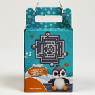 Набор:Мягкая игрушка+развивающие карточки "Пингвин", цвет МИКС - фото 9524519