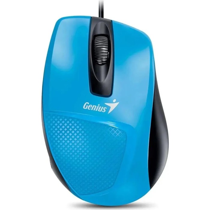 Мышь Genius Mouse DX-150X, проводная, оптическая, 1000 dpi, USB, синяя - Фото 1