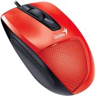 Мышь Genius Mouse DX-150X, проводная, оптическая, 1000 dpi, USB, красная - фото 9102520