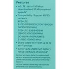 Wi-Fi роутер TP-Link M7200, мобильный, 300 Мбит/с, 150 Мбит/с, 4G, чёрный - фото 51533636