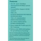 Wi-Fi роутер TP-Link M7200, мобильный, 300 Мбит/с, 150 Мбит/с, 4G, чёрный - Фото 10
