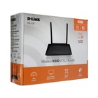 Wi-Fi роутер D-Link DSL-224/R1A, 300 Мбит/с, 4 порта 100 Мбит/с, чёрный - Фото 5