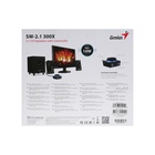 Компьютерные колонки Genius SW-2.1 300X, 2.1, 2х3.25 Вт + 3 Вт, 3.5 Jack, USB, черные 10340667 - фото 13598140