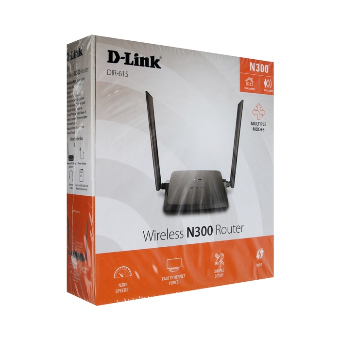 Wi-Fi роутер D-Link DIR-615/Z1A, 300 Мбит/с, 4 порта 100 Мбит/с, чёрный - фото 51533732