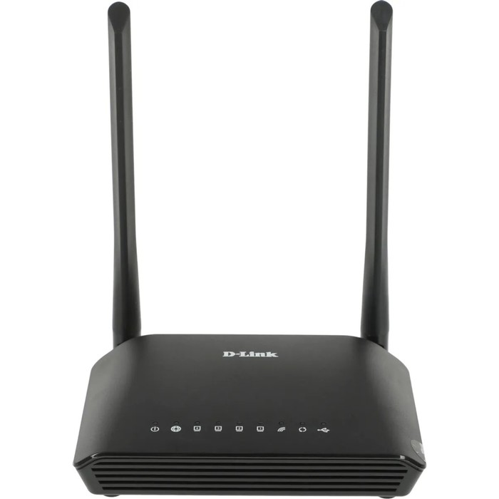 Wi-Fi роутер D-Link DIR-620S/RU/B1A, 300 Мбит/с, 4 порта 100 Мбит/с, чёрный - Фото 1