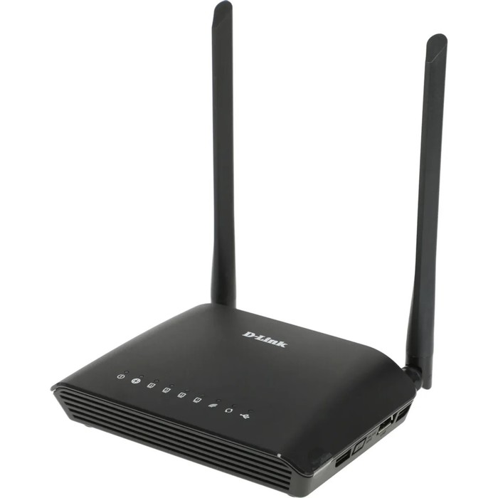 Wi-Fi роутер D-Link DIR-620S/RU/B1A, 300 Мбит/с, 4 порта 100 Мбит/с, чёрный