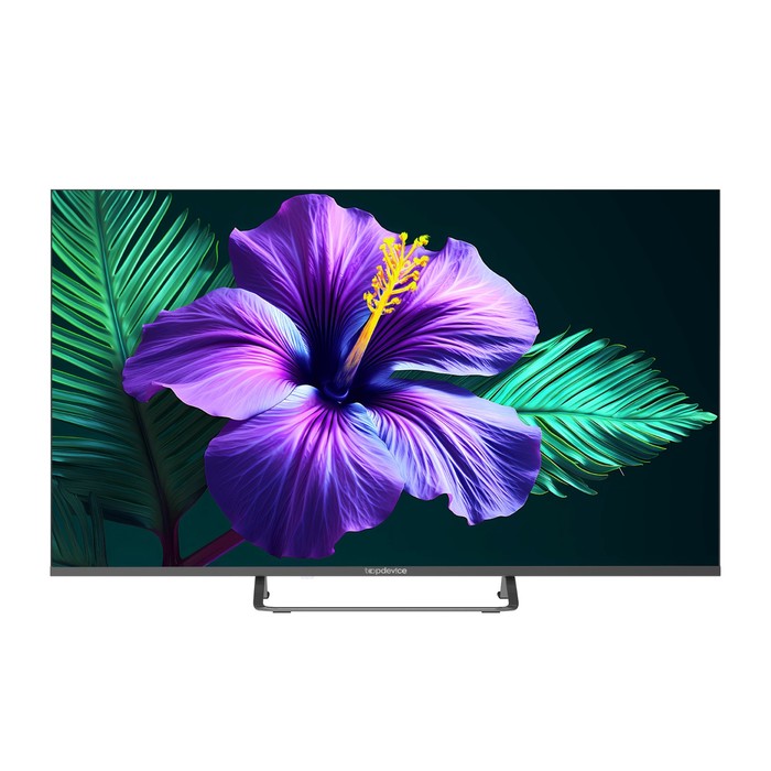 Телевизор Topdevice TDTV43CS05U_ML, 43",3840x216,DV3-T2/C/S/S2, HDMI 3,USB2, SmartTV,графит