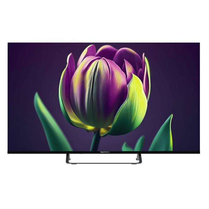 Телевизор Topdevice TDTV43CS06U_BK, 43",3840x216,DV3-T2/C/S/S2, HDMI 3,USB2, SmartTV,чёрный