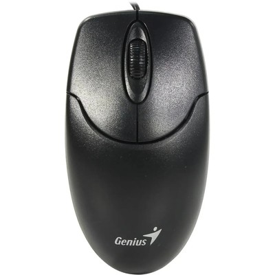 Мышь Genius Mouse Netscroll 120 V2, проводная, оптическая, 1000 dpi, USB, чёрная