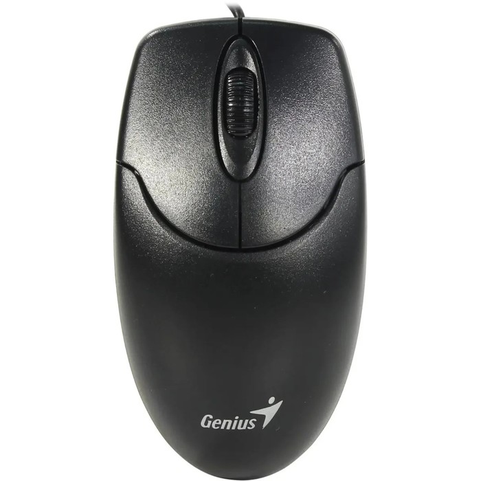Мышь Genius Mouse Netscroll 120 V2, проводная, оптическая, 1000 dpi, USB, чёрная - Фото 1