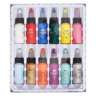 Краски акриловые для техники "Флюид Арт", набор 12 цветов х 22 мл, BRAUBERG ART CLASSIC - фото 24345794