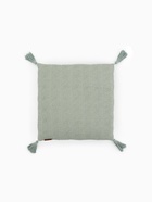 Наволочка декоративная с кисточками SL Home TASSEL, 45×45 см, оливковая - Фото 2