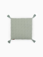 Наволочка декоративная с кисточками SL Home TASSEL, 45×45 см, оливковая - Фото 1