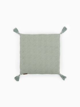 Чехол на подушку SL Home TASSEL 45х45 см, цв. оливковый