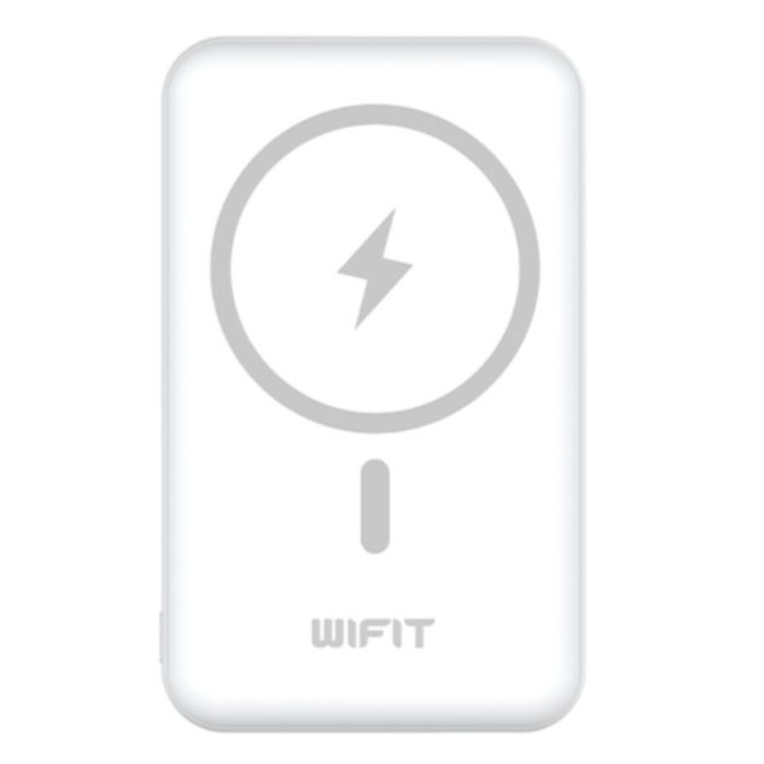 Внешний аккумулятор Wifit WIMAG Pro, 10000мАч, MagSafe, белый - Фото 1