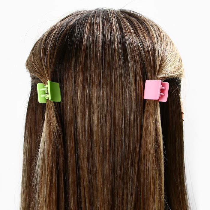 Набор крабов для волос "Самая красивая", 2.5 х 2.5 х 1.5 см - фото 1908064589