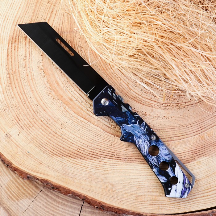 Нож складной "Волк" 19см, клинок 85мм/1,5мм - фото 1928520979