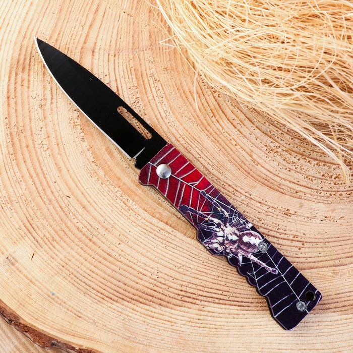 Нож складной "Паук" 15,3см, клинок 68мм/1,5мм - фото 1908064682