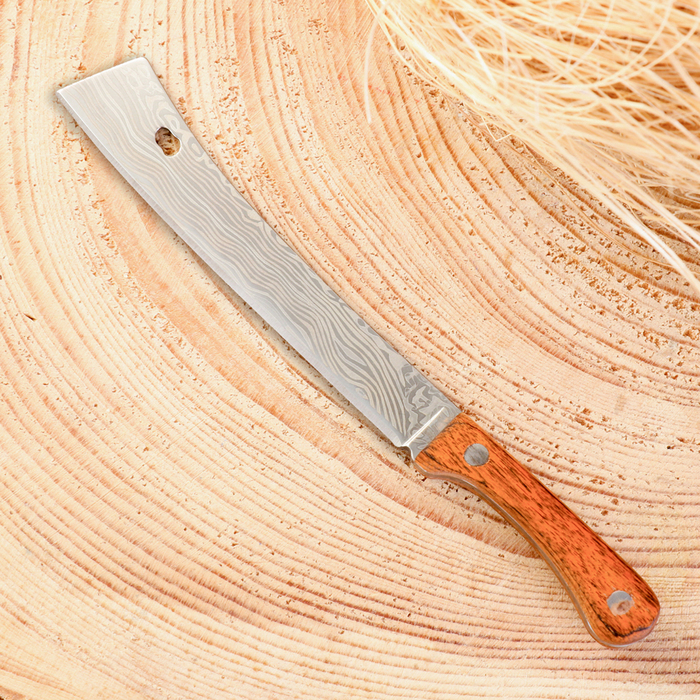 Нож-мачете сувенирный "Дамаск", 12,5см, клинок 81мм/2мм - фото 1905158738