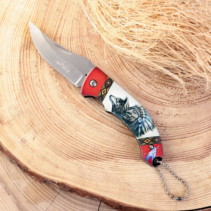 Нож складной "Апачи" 16см, клинок 67мм/1,5мм - фото 1909532327
