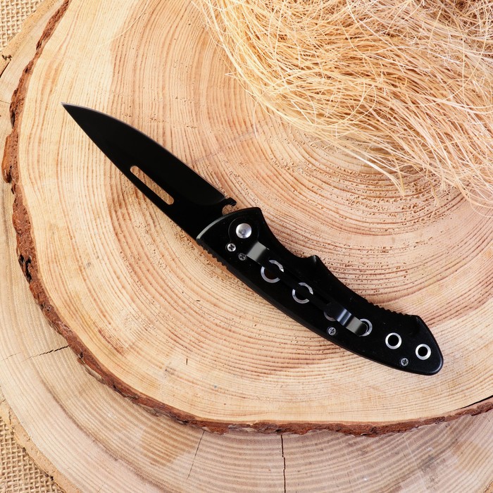 Нож складной "Кольца" 20,5см, клинок 84мм/2,2мм - фото 1928521113