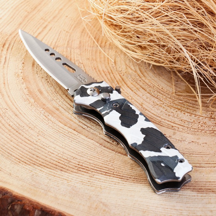 Нож складной "Камуфляж" 14,7см, клинок 61мм/1,8мм - Фото 1