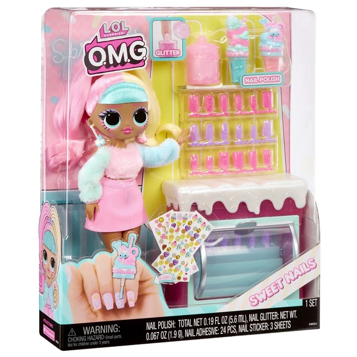 Кукла «Кэндилишес», ОМГ Sweet Nails, с аксессуарами