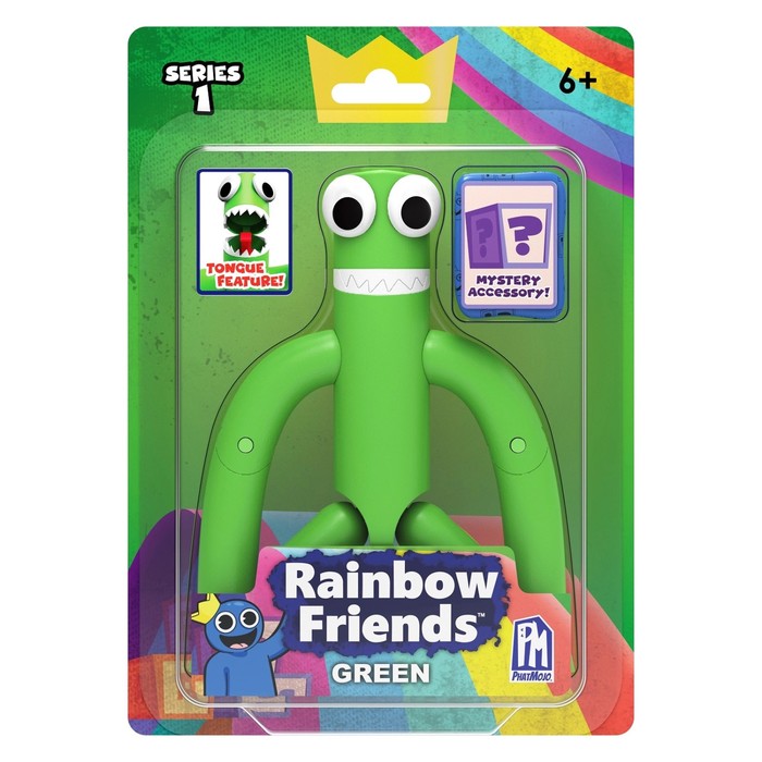 Фигурка Roblox Rainbow Friends Green, 18 см, 6+