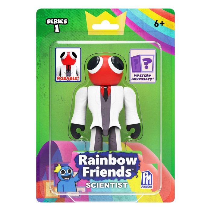Фигурка Roblox Rainbow Friends Scientist, 13 см, 6+