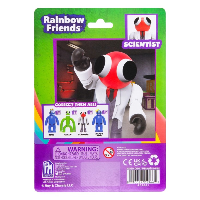 Фигурка Roblox Rainbow Friends Scientist, 13 см, 6+