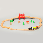 Железная дорога Лесная мастерская «Большое путешествие», с мостом, 39 деталей, 27.5×27.5×5.6 см - Фото 2