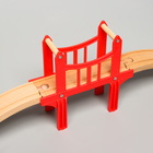 Железная дорога «Большое путешествие», с мостом, 39 деталей, 27,5 × 27,5 × 5,6 см - Фото 4