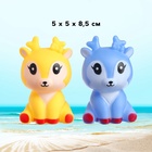 Резиновые игрушки для ванны Крошка Я «Оленята», с пищалкой, в наборе 2 шт., МИКС - Фото 2