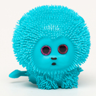 Мяч детский резиновый ёжка световой «Зверята», цвета МИКС, в шоубоксе - Фото 3