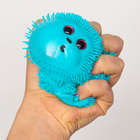 Мяч детский резиновый ёжка световой «Зверята», цвета МИКС, в шоубоксе - Фото 4