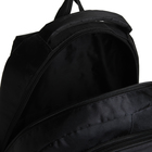 Рюкзак молодёжный из текстиля на молнии, 4 кармана, цвет чёрный/оранжевый - Фото 6