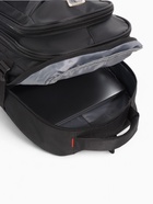 Рюкзак школьный на молнии, с карманами, однотонный, 31×14×46 см, чёрный - Фото 5