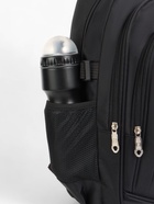 Рюкзак школьный на молнии, с карманами, однотонный, 31×14×46 см, чёрный - Фото 10