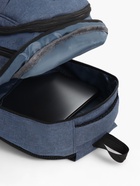 Рюкзак школьный на молнии, с карманами, синий - фото 57999296