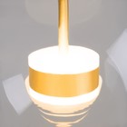 Светильник подвесной Maytoni MOD055PL-L12G3K, 1хLED, 12Вт, 25х25х247 см, 750Лм, цвет золото - Фото 3