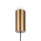 Светильник подвесной Maytoni MOD190PL-L5G3K, LED, 5Вт, 8х8х132 см, 100Лм, цвет золото - Фото 4