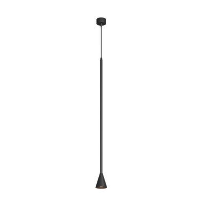 Светильник подвесной Technical P064PL-01B-1, 1хGU10, 40Вт, 7,5х7,5х182 см, цвет чёрный