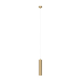 Светильник подвесной Technical P075PL-01MG, 1хGU10, 10Вт, 6х6х30 см, цвет матовое золото