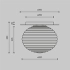 Светильник потолочный Maytoni MOD268CL-01B, 1хE27, 60Вт, 35х35х28 см, цвет чёрный - Фото 4